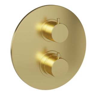 Встраиваемый смеситель для душа Paini Cox 78PJ690TH с термостатом матовое золото